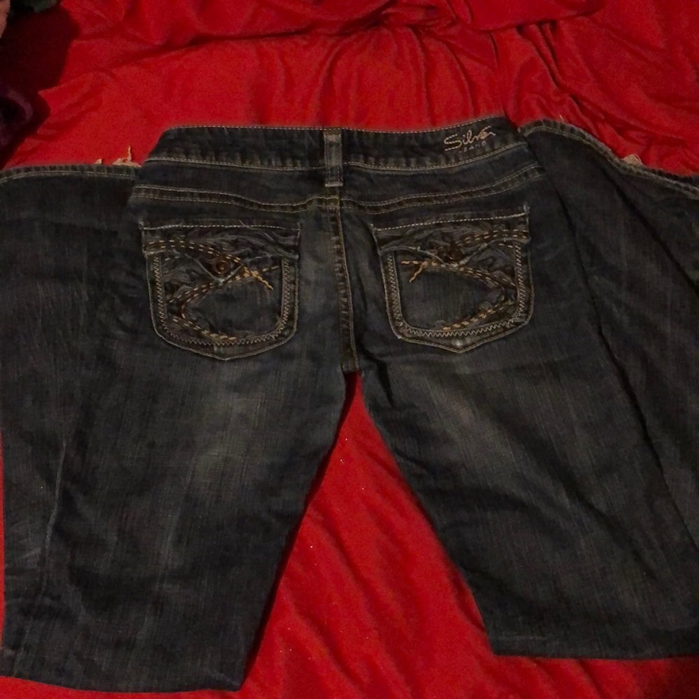 Silver jeans
